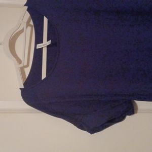 Navy dress with cuff sleeve